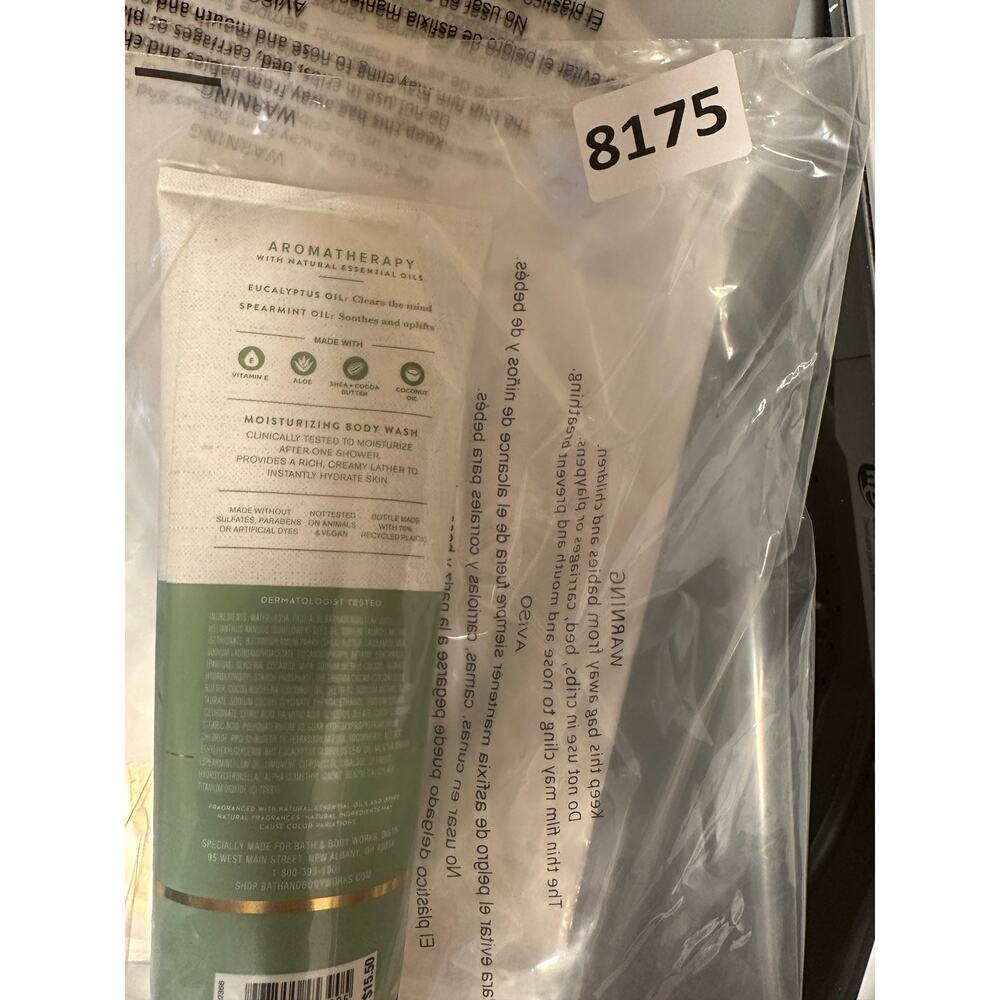 Bath & Body Works Aromatherapy Eucalyptus & Spearment Body Wash 10 oz - Picture 6 of 6